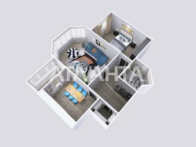 2-комнатная квартира по адресу ул. Приморская (площадь 77 м²) - Atlanta.ua - фото 30