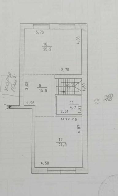 2-кімнатна квартира за адресою (площа 78 м²) - Atlanta.ua - фото 7