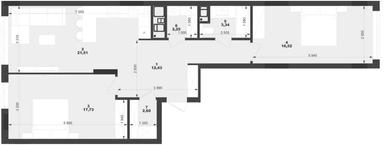 2-комнатная квартира по адресу (площадь 77 м²) - Atlanta.ua - фото 26