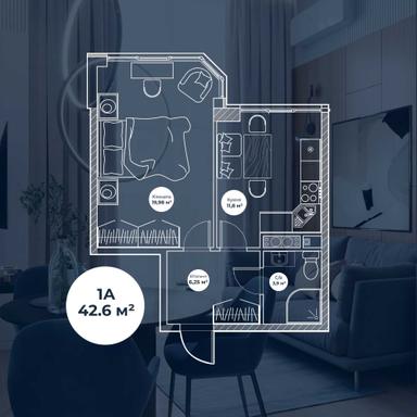 1-room apartment apartment by the address st. Tavriyskaya (area 42,6 m²) - Atlanta.ua - photo 8