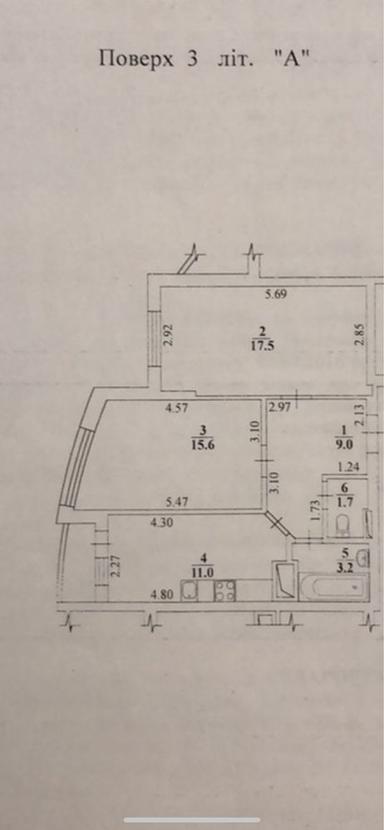2-кімнатна квартира за адресою (площа 59 м²) - Atlanta.ua - фото 40