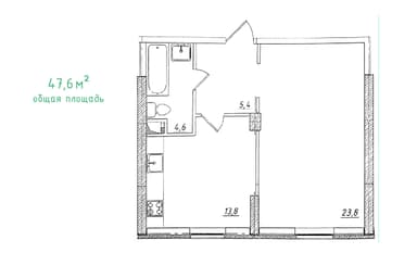 1-кімнатна квартира за адресою Люстдорфська дор. (площа 47,6 м²) - Atlanta.ua - фото 18