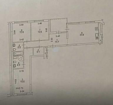 3-кімнатна квартира за адресою вул. Осокорська (площа 96,5 м²) - Atlanta.ua - фото 42