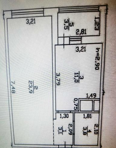 1-комнатная квартира по адресу ул. Ромашковая (площадь 48 м²) - Atlanta.ua - фото 15