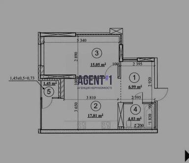 1-room apartment apartment by the address (area 45 m²) - Atlanta.ua - photo 12