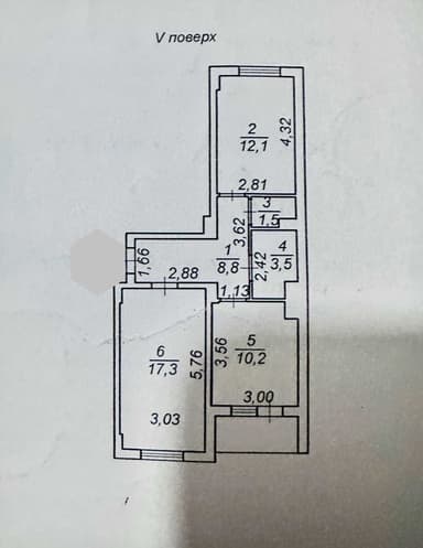 2-rooms apartment apartment by the address st. Fruktovaya (area 55,5 m²) - Atlanta.ua - фото 24