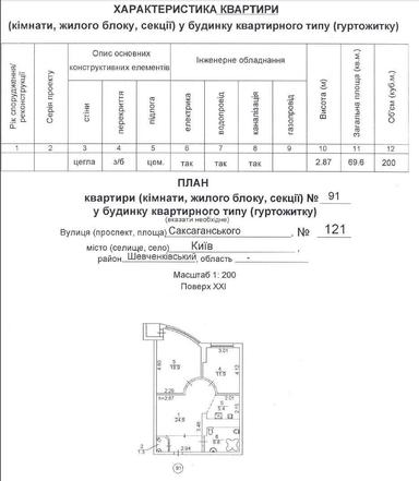 2-кімнатна квартира за адресою вул. Іллєнка Юрія (площа 69,6 м²) - Atlanta.ua - фото 30
