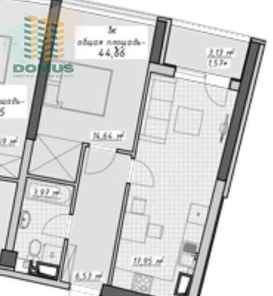 1-комнатная квартира по адресу Куликово поле пл. (площадь 44,9 м²) - Atlanta.ua - фото 11