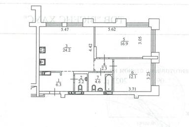 2-комнатная квартира по адресу ул. Набережно-Рыбальская (площадь 69 м²) - Atlanta.ua - фото 34