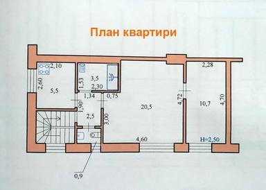 2-комнатная квартира по адресу ул. Капеланська (площадь 43,6 м²) - Atlanta.ua - фото 18
