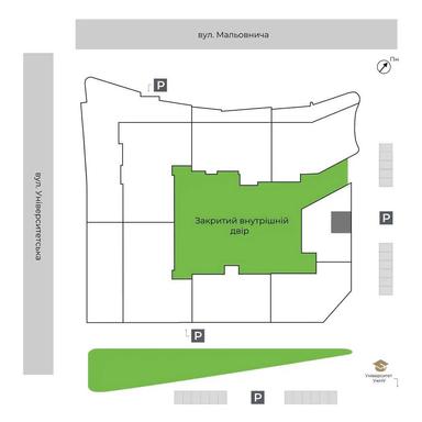 1-комнатная квартира по адресу Петефі Шандора пл. (площадь 40,4 м²) - Atlanta.ua - фото 11