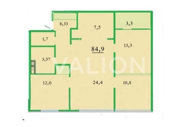 3-кімнатна квартира за адресою вул. Китобійна (площа 86 м²) - Atlanta.ua - фото 32