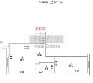 1-комнатная квартира по адресу ул. Кахи Бендукидзе (площадь 50 м²) - Atlanta.ua - фото 17