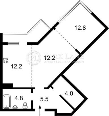 1-комнатная квартира по адресу ул. Киевская (площадь 54 м²) - Atlanta.ua - фото 19