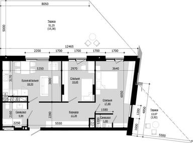 2-комнатная квартира по адресу (площадь 86,4 м²) - Atlanta.ua - фото 24