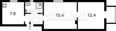2-комнатная квартира по адресу (площадь 43 м²) - Atlanta.ua - imageAlt 45