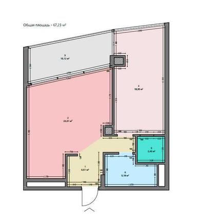 1-комнатная квартира по адресу ул. Предславинская (площадь 62 м²) - Atlanta.ua - фото 44