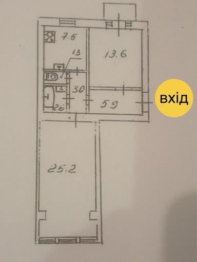 2-кімнатна квартира за адресою вул. Хрещатик (площа 59,1 м²) - Atlanta.ua - фото 20