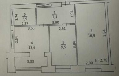 2-rooms apartment apartment by the address st. Lyustdorfskaya dor Chernomorskaya dor (area 52 m²) - Atlanta.ua - photo 33