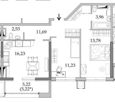 2-rooms apartment apartment by the address st. Svobody pr (area 67,5 m²) - Atlanta.ua - photo 23
