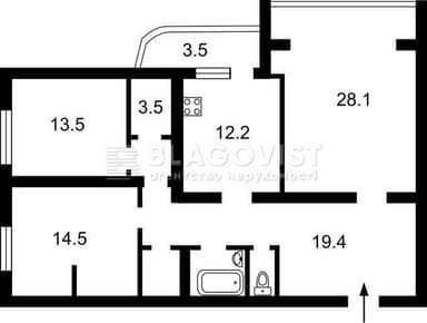 3-кімнатна квартира за адресою (площа 100 м²) - Atlanta.ua - imageAlt 36