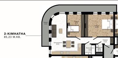 2-rooms apartment apartment by the address st. Radost ul (area 86 m²) - Atlanta.ua - photo 24