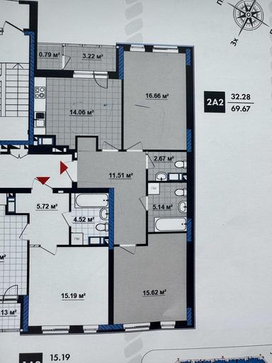 2-rooms apartment apartment by the address st. Bulvar Druzhby Narodov (area 70 m²) - Atlanta.ua - photo 38