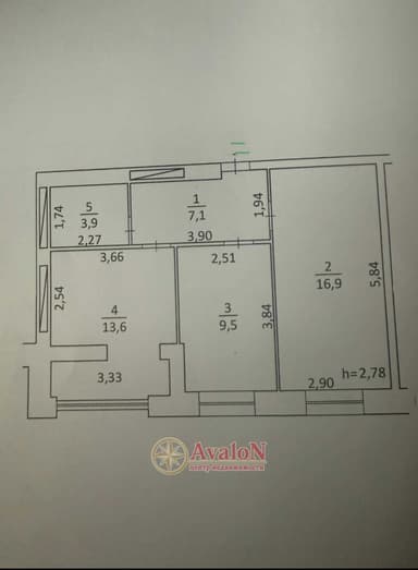 2-кімнатна квартира за адресою (площа 52 м²) - Atlanta.ua - фото 24