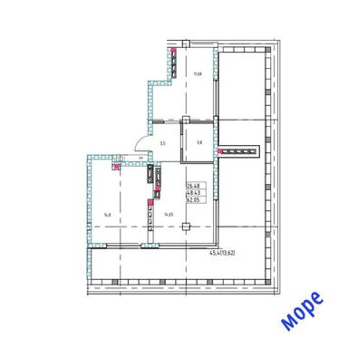 2-кімнатна квартира за адресою (площа 93,8 м²) - Atlanta.ua - фото 28