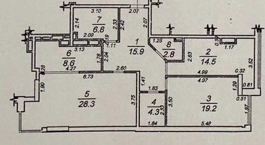3-rooms apartment apartment by the address st. Kulikovo pole pl Oktyabrskoy revolyutsii pl (area 98 m²) - Atlanta.ua - photo 42