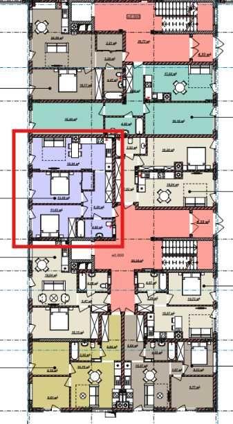2-комнатная квартира по адресу ул. Китобойная (площадь 56,1 м²) - Atlanta.ua - фото 12