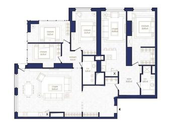 Многокомнатная квартира по адресу ул. Предславинская (площадь 220 м²) - Atlanta.ua - фото 25