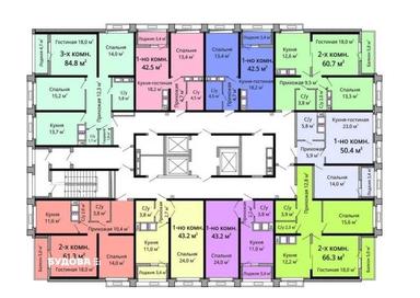 2-комнатная квартира по адресу ул. Ромашковая (площадь 60 м²) - Atlanta.ua - фото 32