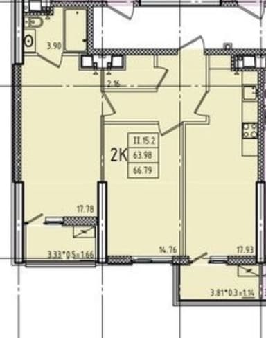 2-кімнатна квартира за адресою вул. 10 квітня (площа 66,8 м²) - Atlanta.ua - фото 16