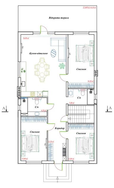 House by the address st. Beresteyskiy prospektpr t Pobedy (area 160 m²) - Atlanta.ua - photo 14