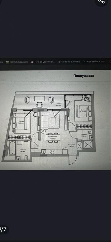 2-комнатная квартира по адресу ул. Васильковская (площадь 69 м²) - Atlanta.ua - фото 15