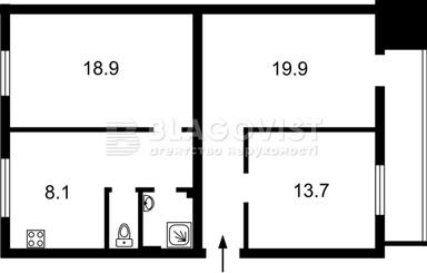 3-rooms apartment apartment by the address (area 86,8 m²) - Atlanta.ua - photo 23