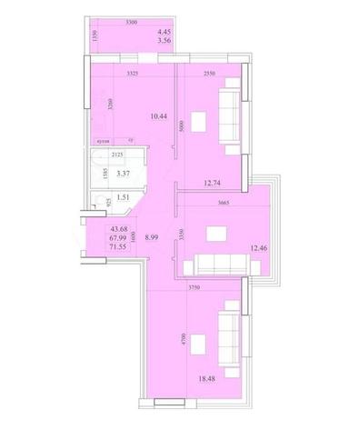 3-rooms apartment apartment by the address (area 72 m²) - Atlanta.ua - photo 10