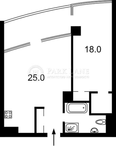 1-комнатная квартира по адресу бульвар Дружбы Народов (площадь 63 м²) - Atlanta.ua - фото 47