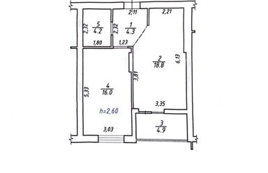 1-кімнатна квартира за адресою вул. Гніздовського (площа 48,2 м²) - Atlanta.ua - фото 22