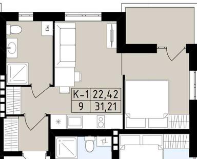 1-комнатная квартира по адресу ул. Магистратская (площадь 31 м²) - Atlanta.ua - фото 28