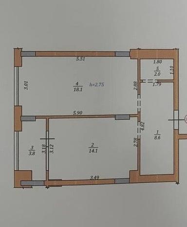 3-кімнатна квартира за адресою вул. Угорська (площа 98 м²) - Atlanta.ua - фото 13