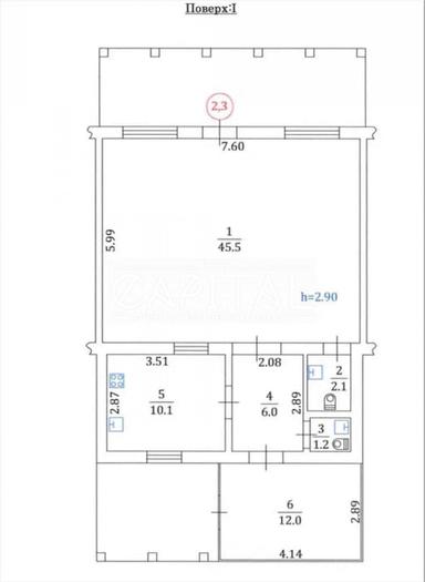 Комерційна нерухомість за адресою вул. Чорнобильська (площа 65 м²) - Atlanta.ua - фото 31