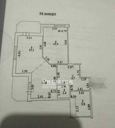 2-rooms apartment apartment by the address (area 65 m²) - Atlanta.ua - photo 22