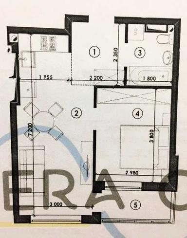 1-комнатная квартира по адресу ул. Победы (площадь 43 м²) - Atlanta.ua - фото 12