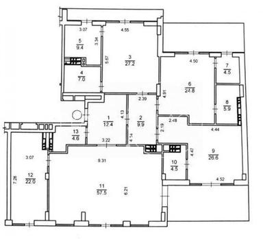 Многокомнатная квартира по адресу ул. Ильенка Юрия (площадь 227,5 м²) - Atlanta.ua - фото 24