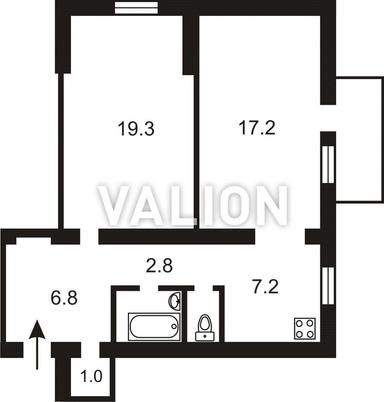 2-кімнатна квартира за адресою вул. Сирецька (площа 59,5 м²) - Atlanta.ua - фото 15