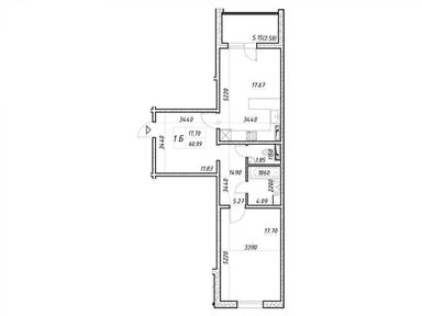 2-комнатная квартира по адресу (площадь 61,0 м²) - Atlanta.ua - фото 12