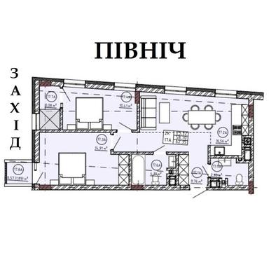 2-кімнатна квартира за адресою вул. Орлика Пилипа (площа 62,4 м²) - Atlanta.ua - фото 21