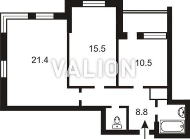 2-кімнатна квартира за адресою вул. Автозаводська (площа 67 м²) - Atlanta.ua - фото 11